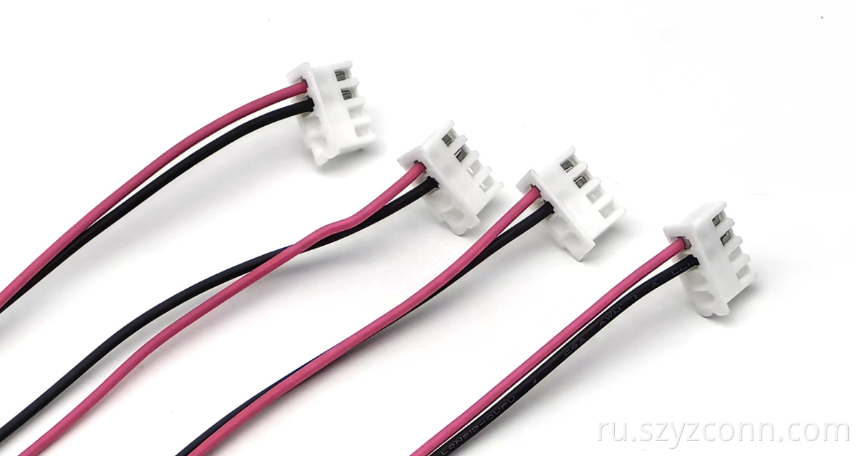 жгут проводов сервопривода черный/красный servo wire harness black/red